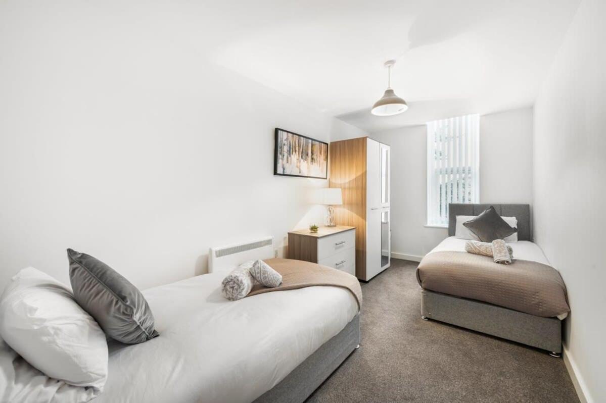A Lovely 2 Bedroom Apartment In The Heart Of Preston 普雷斯顿 外观 照片